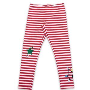 5/$20 NEW 4-5 Girls Stripe Sparkly Christmas Leggings